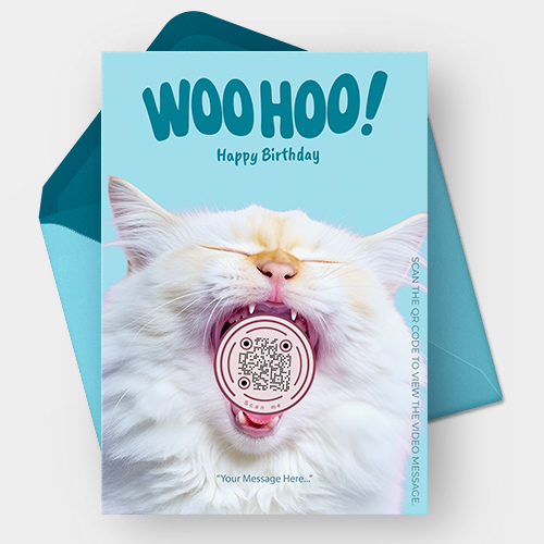 Surprise Inside! QR Code Birthday Card